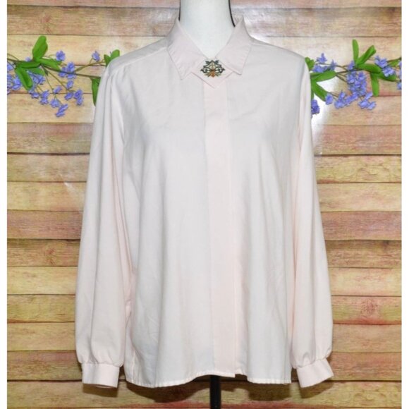 Vintage Southern Lady 3 Piece Set Midi Skirt, Blouse & Cardigan Sweater Size XL - Picture 10 of 16